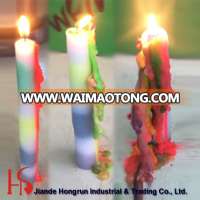 Handmade color teardrop candles