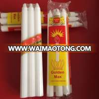 68g Fluted pure white wax candle/Best quality Mob:0086-13171587841)