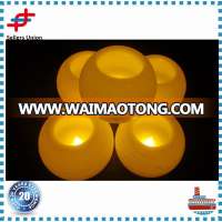 Chinese egg shape Real Paraffin Wax colored moving flame led flameless candle